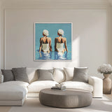 Gemini Reflections II (Canvas) Large (860mm W x 860mm H)