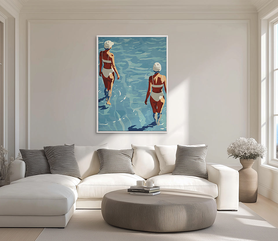 Gemini Reflections IV (Canvas) Large (903mm W x 1109mm H)