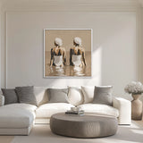 Gemini Reflections VII (Canvas) Large (860mm W x 860mm H)