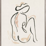 Modern Nude Form II (Canvas)