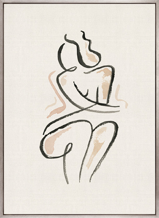 Modern Nude Form III (Canvas)