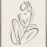 Modern Nude Form IV (Canvas)