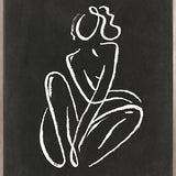 Modern Nude Form VIII (Canvas)
