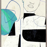 Gertrude and Sadie I (Canvas) Large (903mm W x 1109mm H)