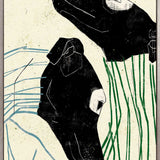 Gertrude and Sadie IV (Canvas) Large (903mm W x 1109mm H)