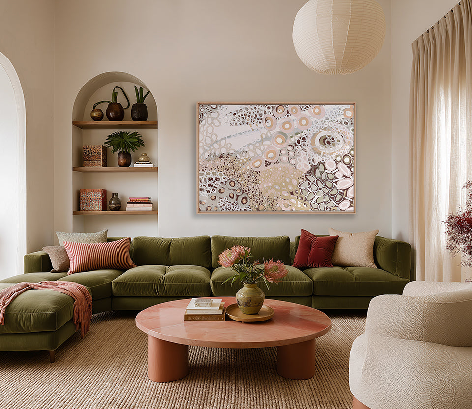 Guurrawin Dreaming I (Canvas) Large (903mm W x 1109mm H)