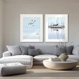 Harbour Drift I X-Large (1000mm W x 1400mm H) / Clear Acrylic