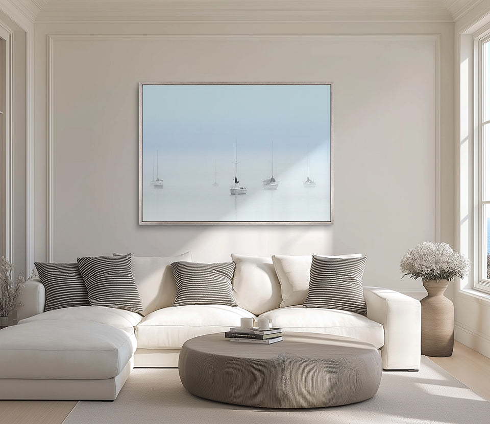 Harbour Drift III (Canvas) Large (1109mm W x 903mm H)