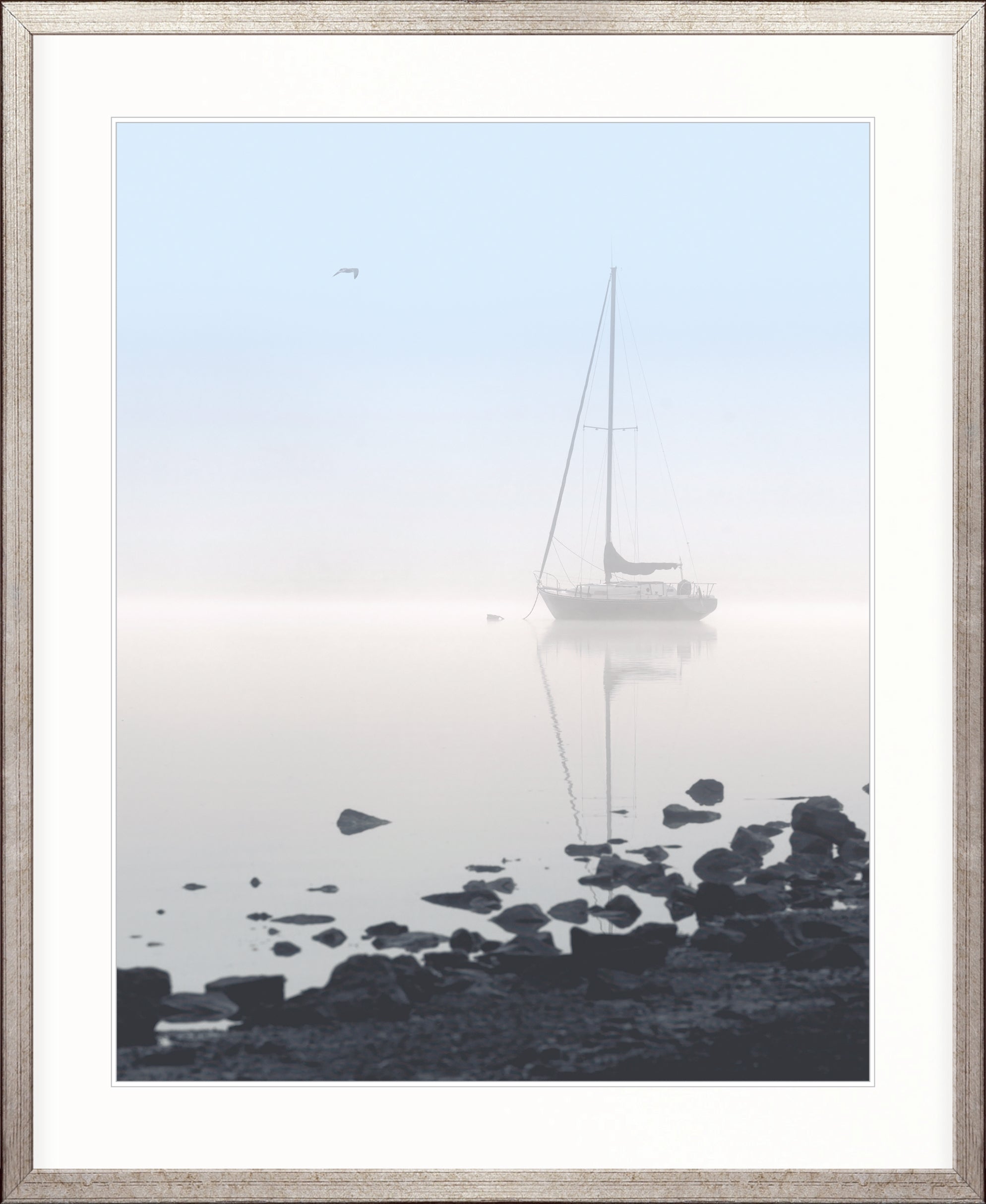 Harbour Drift IV X-Large (1000mm W x 1400mm H) / Clear Acrylic