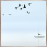 Harbour Drift V (Canvas) Large (860mm W x 860mm H)