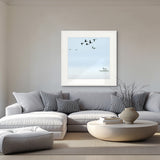 Harbour Drift V X-Large (1015mm W x 1015mm H) / Clear Acrylic