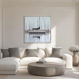 Harbour Drift VI (Canvas) Large (860mm W x 860mm H)