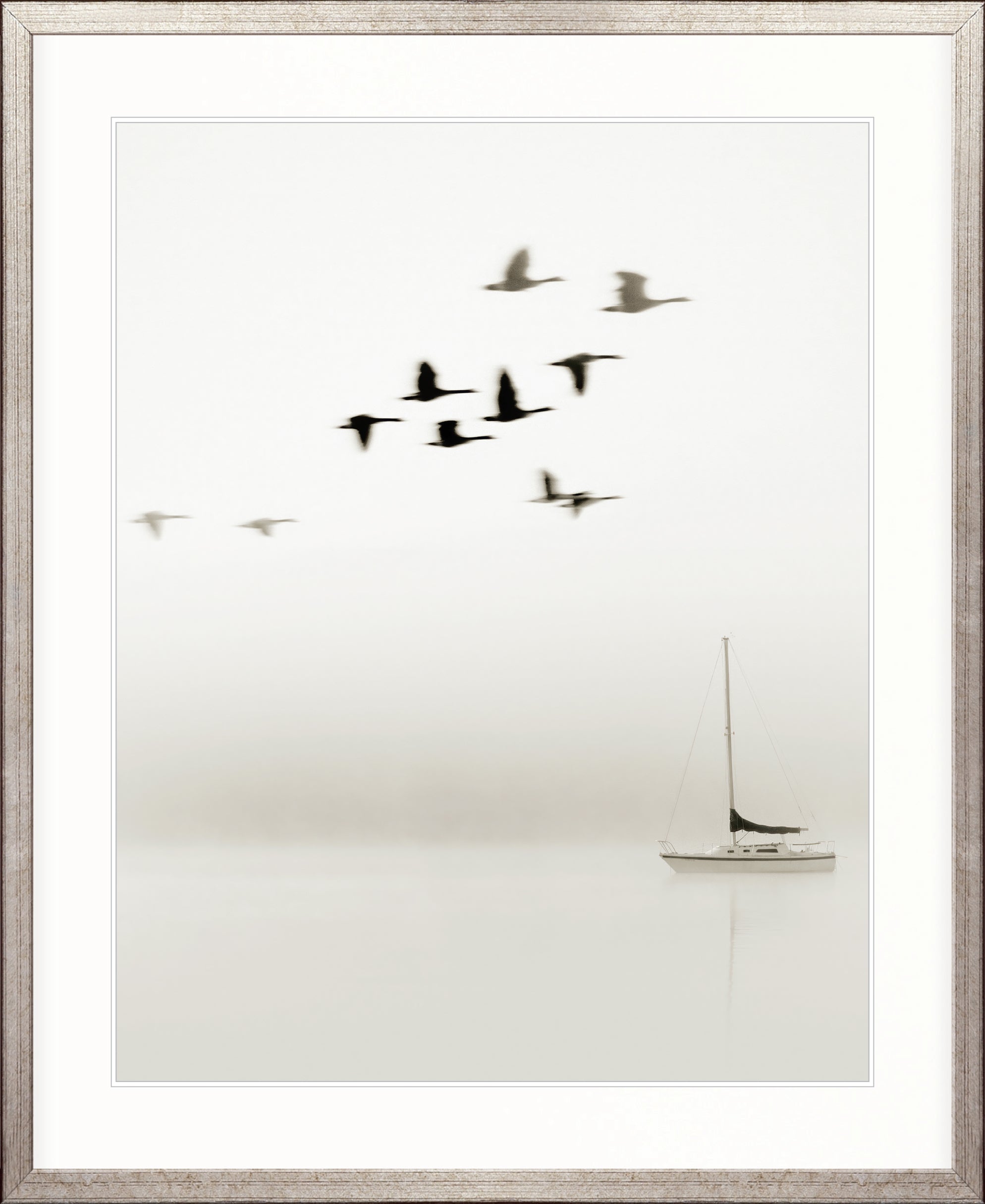 Harbour Drift IX X-Large (1000mm W x 1400mm H) / Clear Acrylic