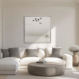 Harbour Drift XIII (Canvas) Large (860mm W x 860mm H)