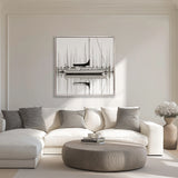Harbour Drift XIV (Canvas) Large (860mm W x 860mm H)