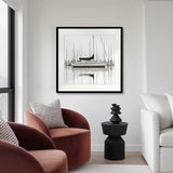 Harbour Drift XIV X-Large (1015mm W x 1015mm H) / Clear Acrylic