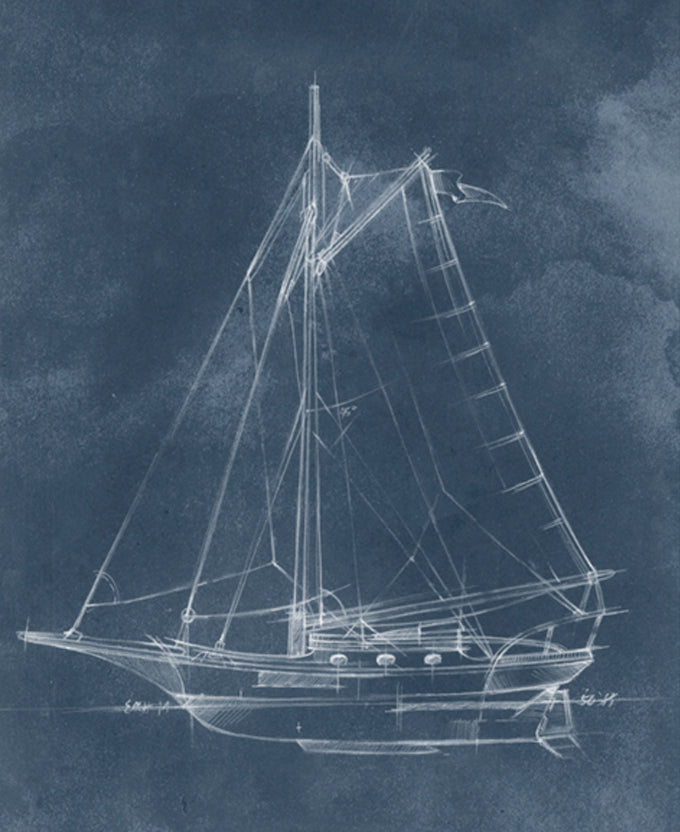 Sail Away I (Canvas)