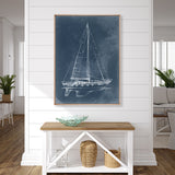 Sail Away II (Canvas) Large (903mm W x 1109mm H)