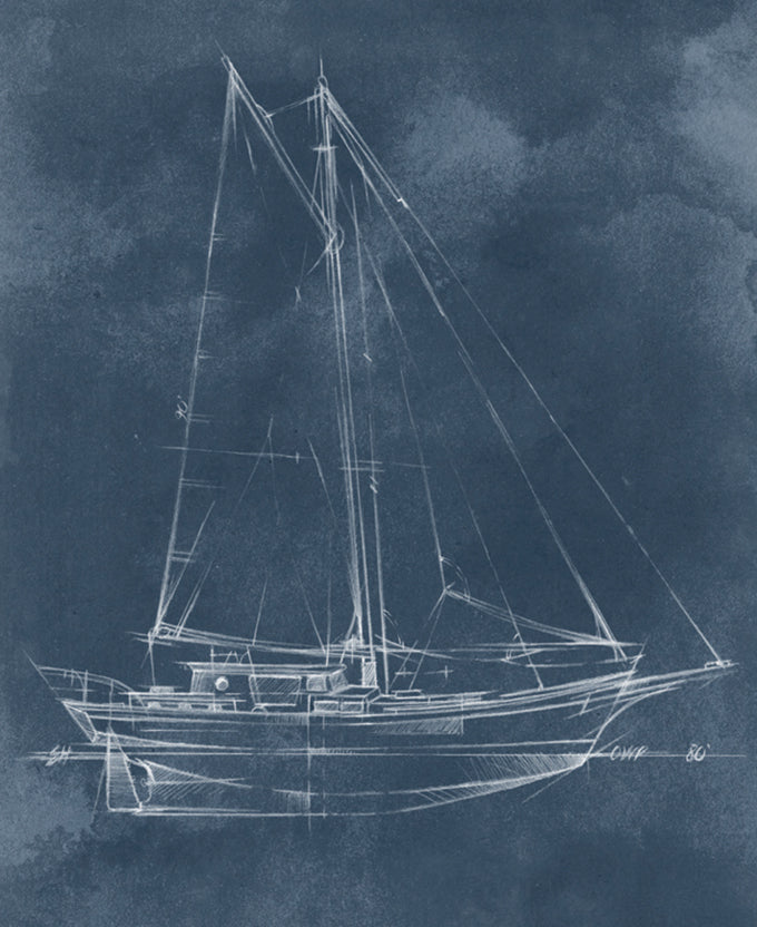 Sail Away IV (Canvas)