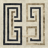 Metallic Geometric I Small (550mm W x 550mm H) / Standard Clear Glass
