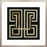 Metallic Geometric II Small (550mm W x 550mm H) / Standard Clear Glass