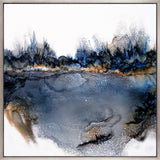 Indigo Bay Abstract I (Canvas) Large (860mm W x 860mm H)