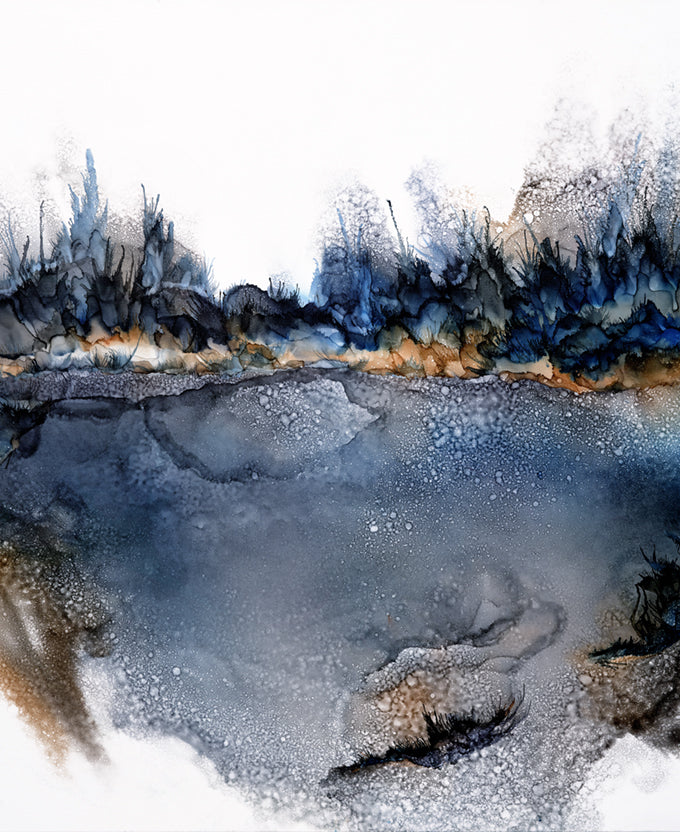 Indigo Bay Abstract I