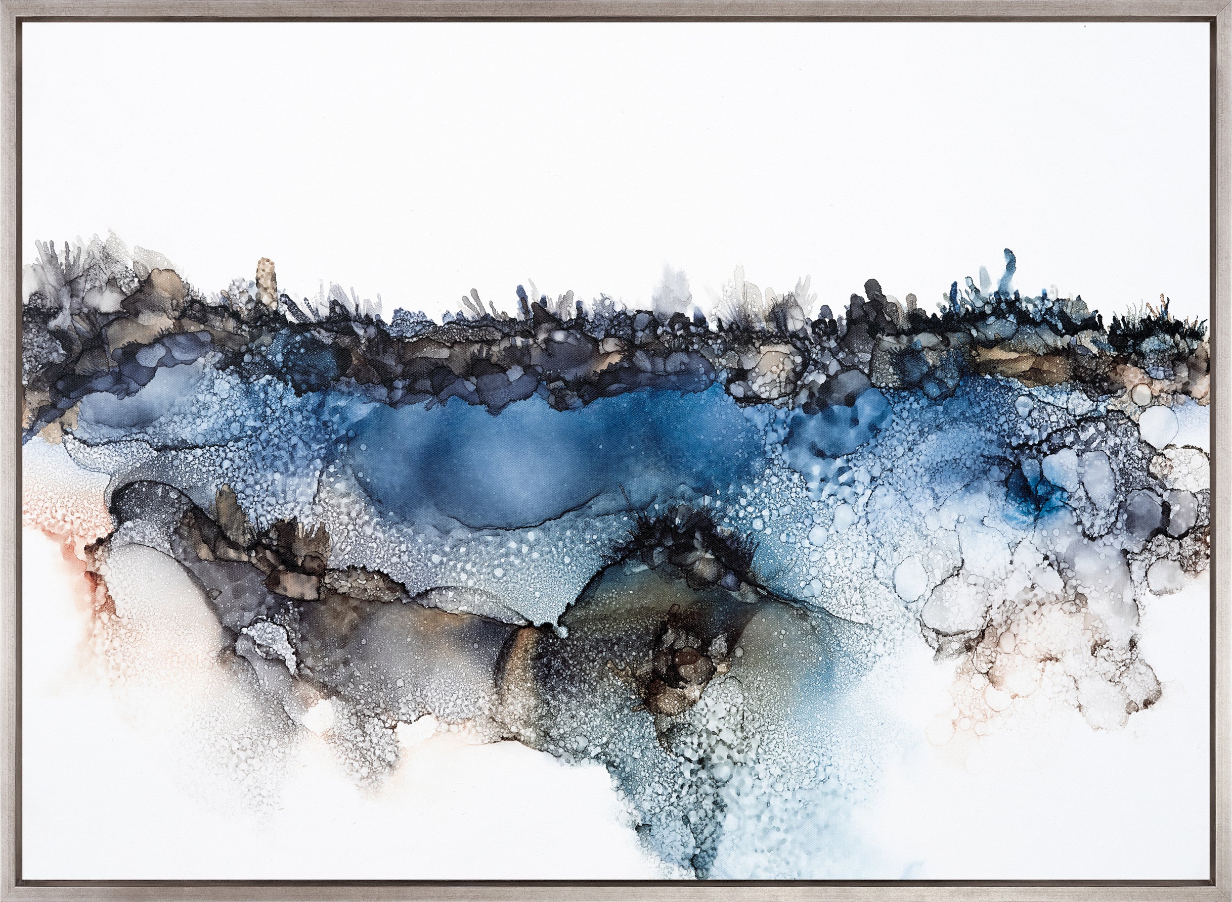 Indigo Bay Abstract II (Canvas)