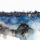 Indigo Bay Abstract II (Canvas) Large (1109mm W x 903mm H)