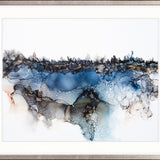 Indigo Bay Abstract II X-Large (1400mm W x 1000mm H) / Clear Acrylic