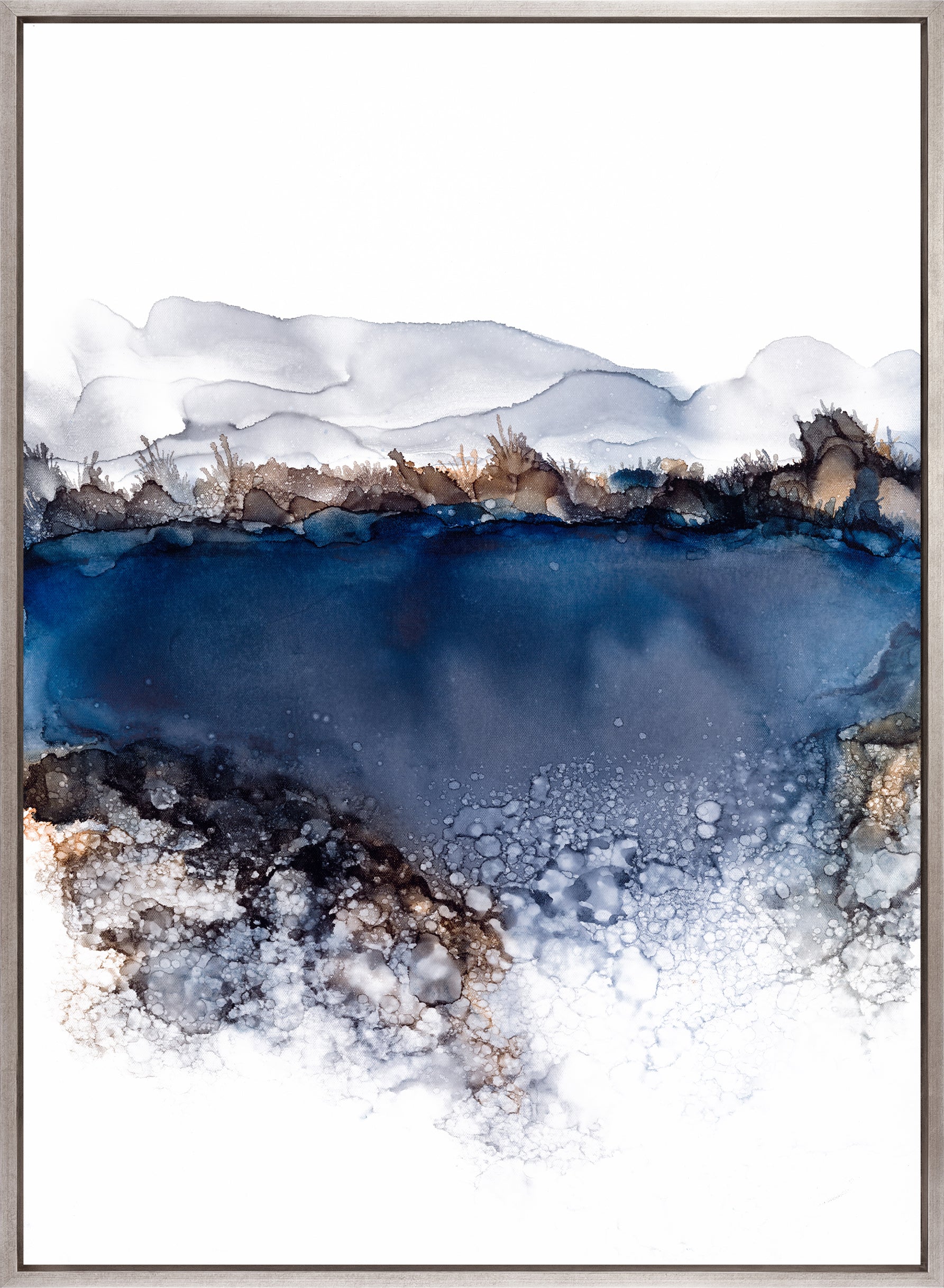 Indigo Bay Abstract III (Canvas)