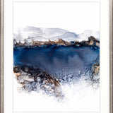 Indigo Bay Abstract III X-Large (1000mm W x 1400mm H) / Clear Acrylic