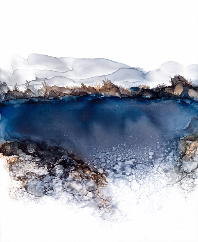 Indigo Bay Abstract III
