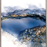 Indigo Bay Abstract IV (Canvas) Large (903mm W x 1109mm H)