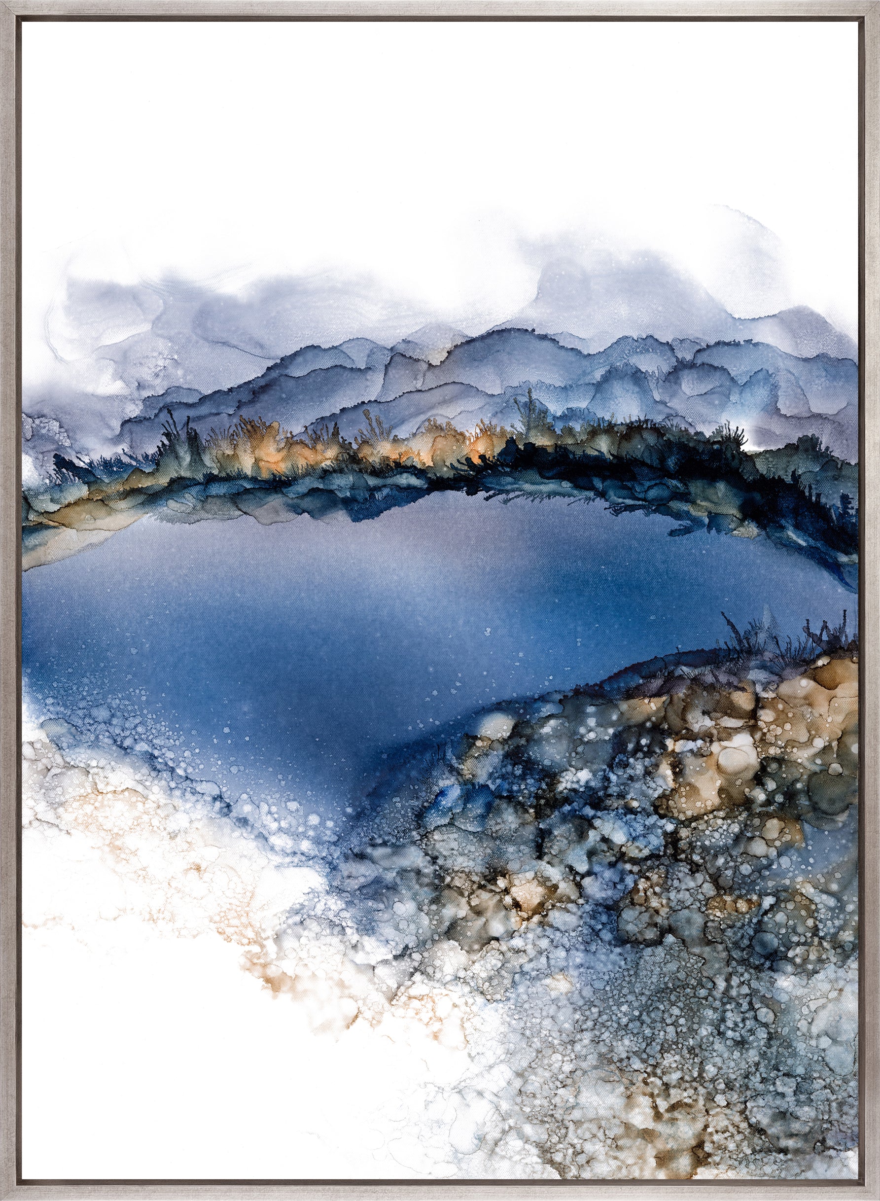 Indigo Bay Abstract IV (Canvas)