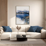 Indigo Bay Abstract IV (Canvas) Large (903mm W x 1109mm H)