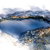 Indigo Bay Abstract IV (Canvas) Large (903mm W x 1109mm H)
