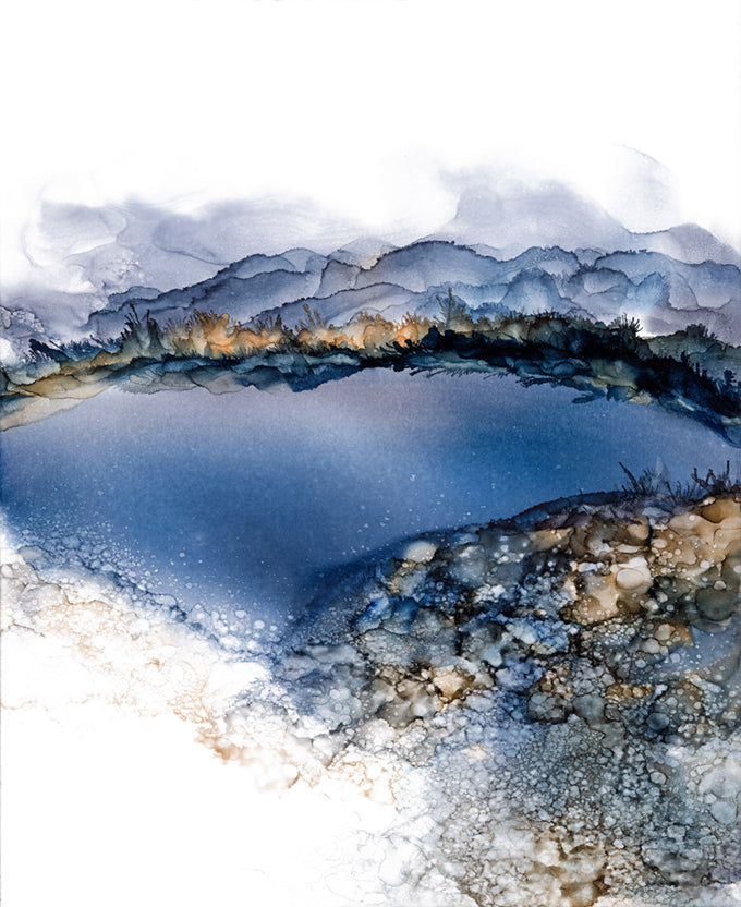 Indigo Bay Abstract IV