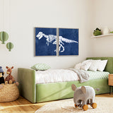 Jura Dinosaur V (Canvas) Large (903mm W x 1109mm H)