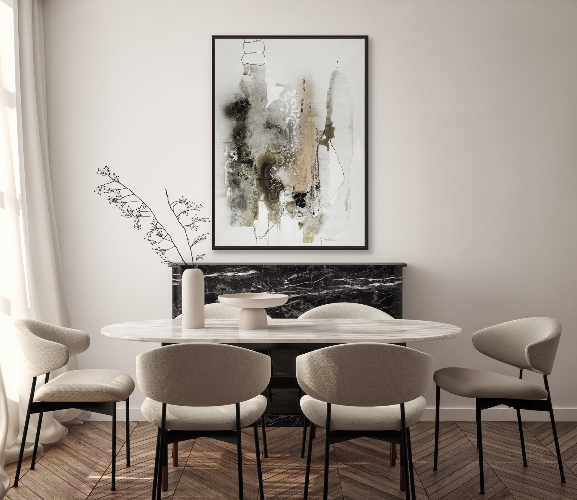 Kamari Abstract IV (Canvas)