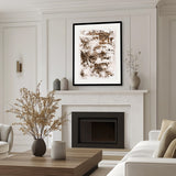 Kensai Earth Abstract I X-Large (1000mm W x 1400mm H) / Clear Acrylic
