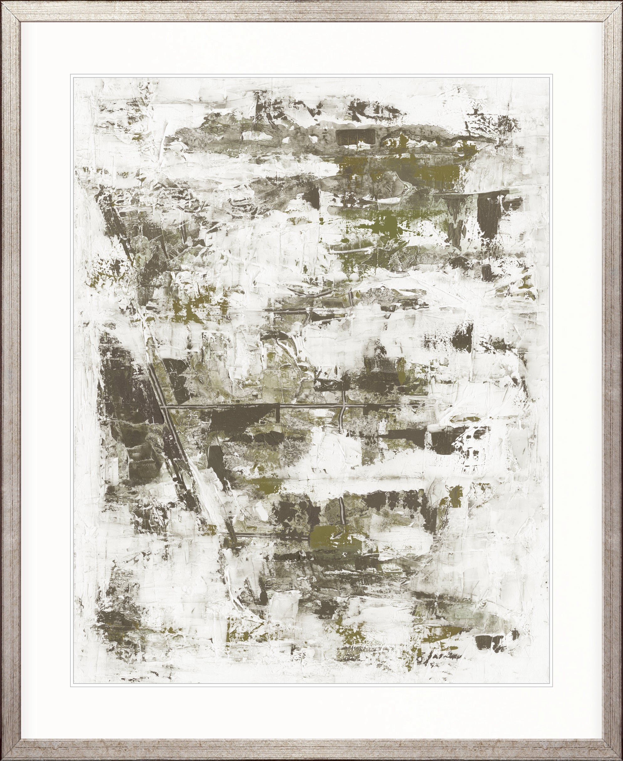 Kensai Earth Abstract II X-Large (1000mm W x 1400mm H) / Clear Acrylic