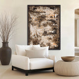 Kensai Earth Abstract III (Canvas) Large (903mm W x 1109mm H)