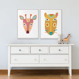 Kiki Safari IV (Canvas) Large (903mm W x 1109mm H)