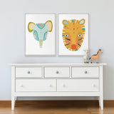 Kiki Safari VI (Canvas) Large (903mm W x 1109mm H)