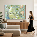 Kilda Abstract I (Canvas) Large (903mm W x 1109mm H)