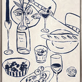 Le Bon Maison II (Canvas) Large (903mm W x 1109mm H)