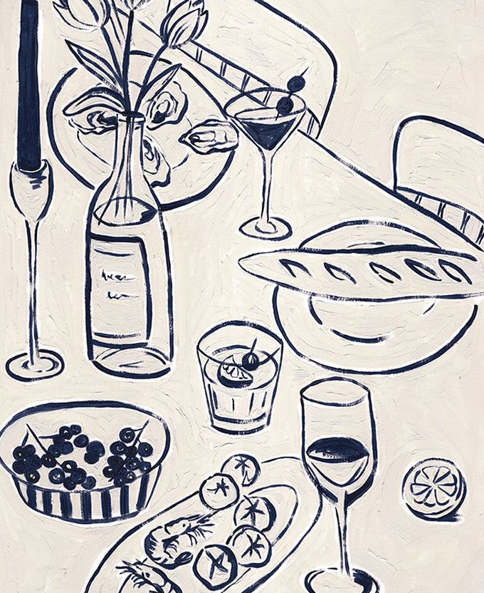 Le Bon Maison II (Canvas)