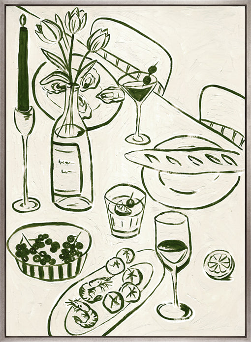 Le Bon Maison IV (Canvas)