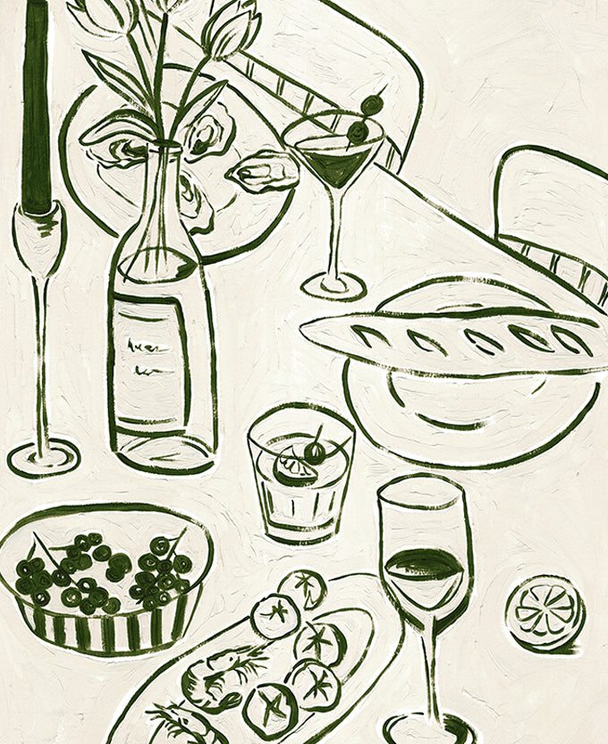 Le Bon Maison IV (Canvas)